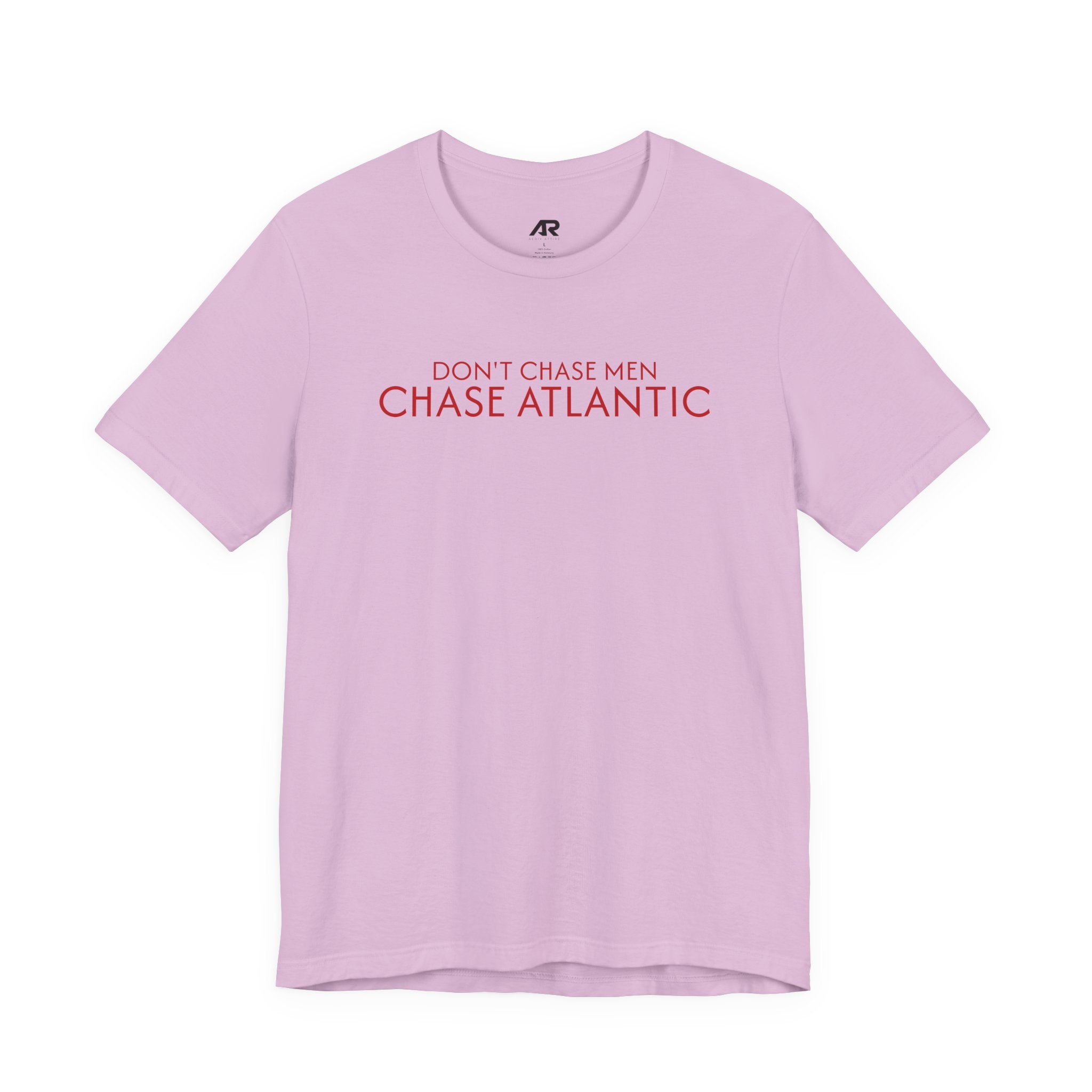 Don't Chase Men Tee | Minimal Script | AERIX ATTIRE