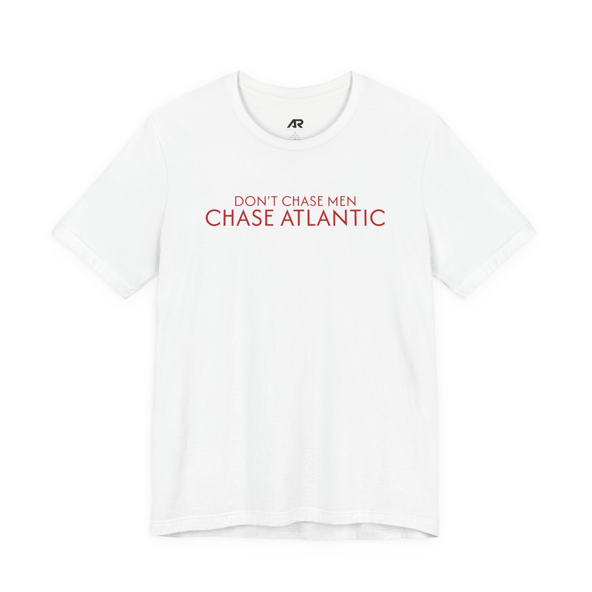Don't Chase Men Tee | Minimal Script | AERIX ATTIRE