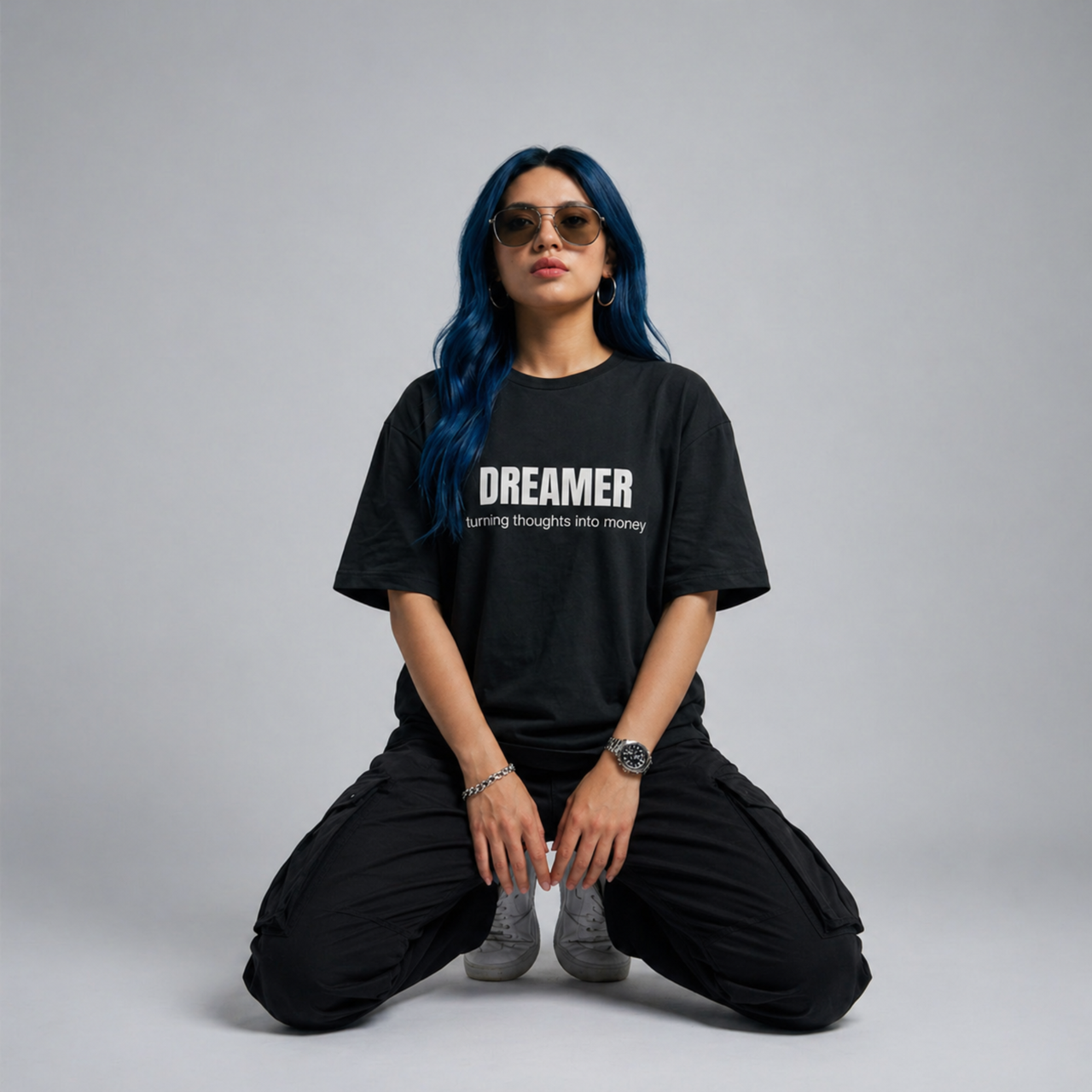 Dreamer Tee | Turning Thoughts Into Money T-Shirt | AERIX ATTIRE