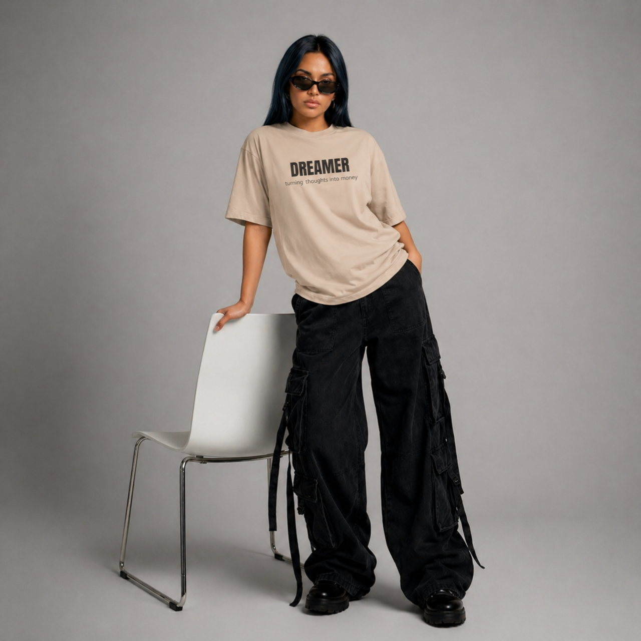 Dreamer Tee | Turning Thoughts Into Money T-Shirt | AERIX ATTIRE