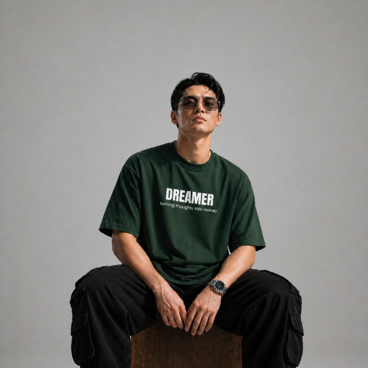 Dreamer Tee | Turning Thoughts Into Money T-Shirt | AERIX ATTIRE